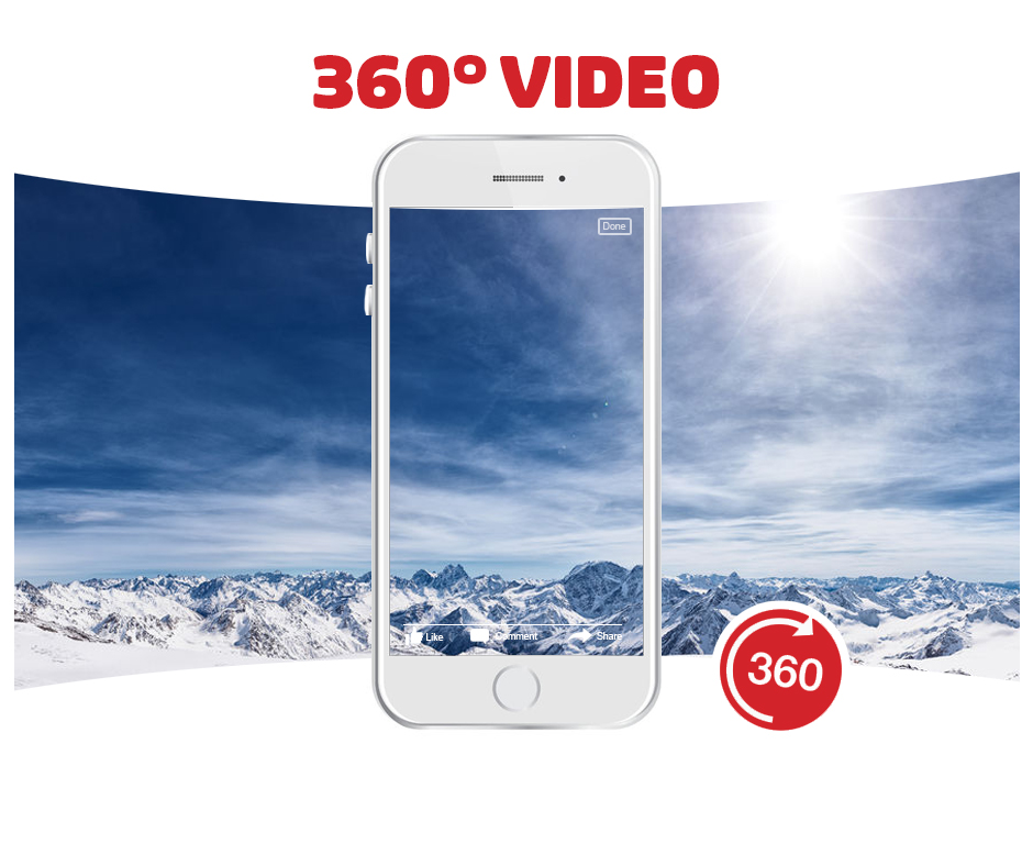 360 graden video op social media